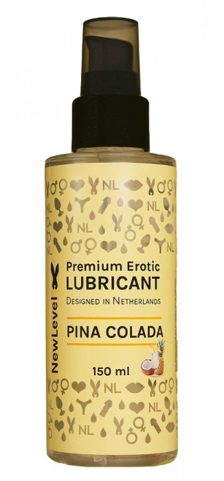 Ароматизированный лубрикант на водной основе NewLevel Pina Colada - 150 мл. - NewLevel - купить с доставкой в Новокуйбышевске