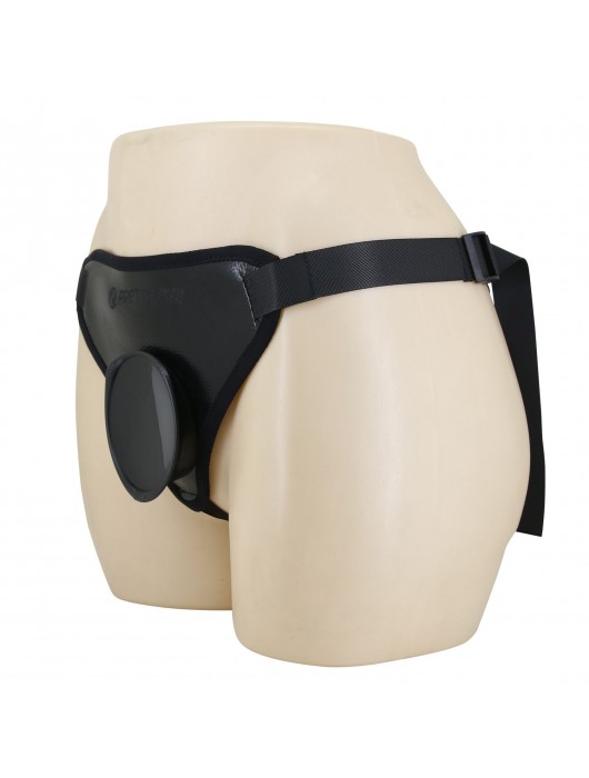 Черные трусики харнесс с платформой Caludio I - Baile - купить с доставкой в Новокуйбышевске