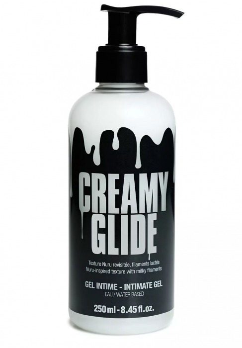 Лубрикант на водной основе Creamy Glide с консистенцией спермы - 250 мл. - Strap-on-me - купить с доставкой в Новокуйбышевске