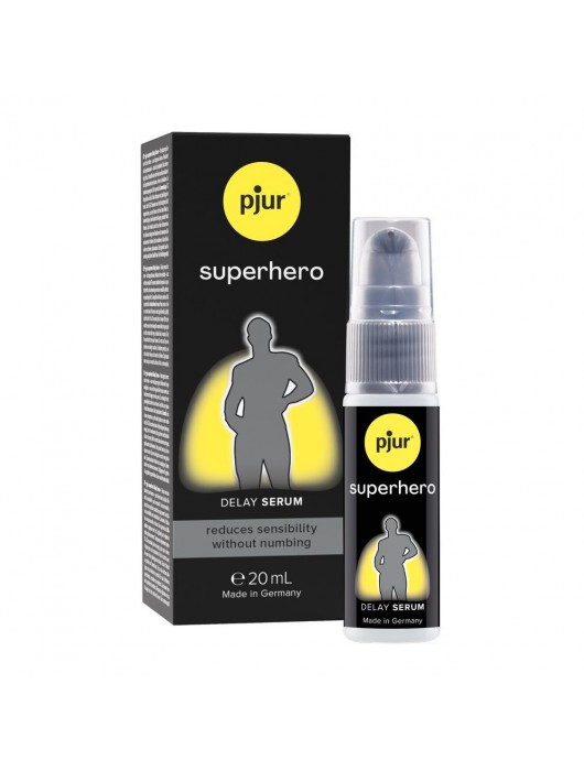 Пролонгатор-сыворотка pjur Superhero Delay Serum - 20 мл. - Pjur - купить с доставкой в Новокуйбышевске
