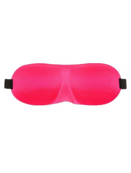 Розовая глухая маска на резинке - Sitabella - купить с доставкой в Новокуйбышевске