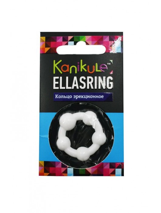 Цветное эрекционное кольцо с шариками Ellasring - Sitabella - в Новокуйбышевске купить с доставкой