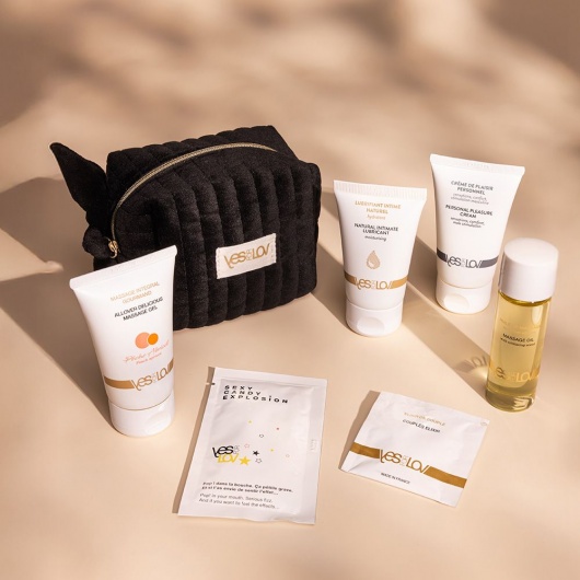 Набор YESforLOV La Trousse Enchantée в черной косметичке - YESforLOV - купить с доставкой в Новокуйбышевске