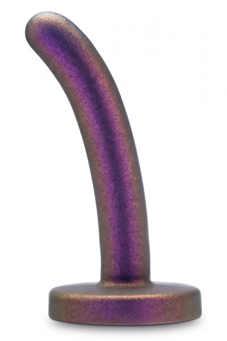 Фиолетовая насадка с гладкой поверхностью Surrender 4.75 Inch Beginner Pegging Dildo - 12 см. - Blush Novelties - купить с доставкой в Новокуйбышевске