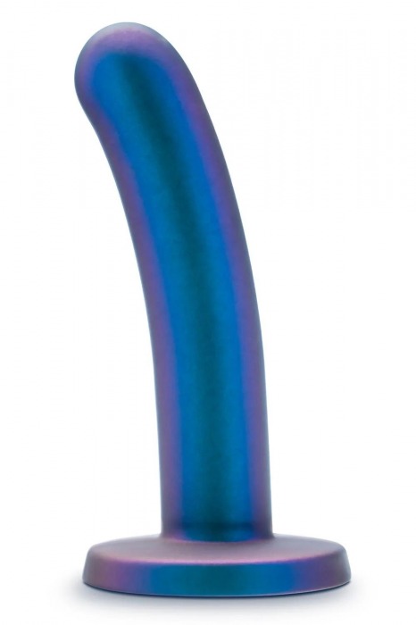Синяя насадка с гладкой поверхностью Surrender 5.75 Inch Intermediate Pegging Dildo - 14,6 см. - Blush Novelties - купить с доставкой в Новокуйбышевске