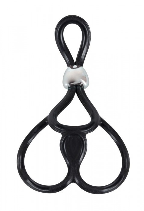 Лассо с подхватом мошонки Triple Ball-und Cockring - Orion - в Новокуйбышевске купить с доставкой