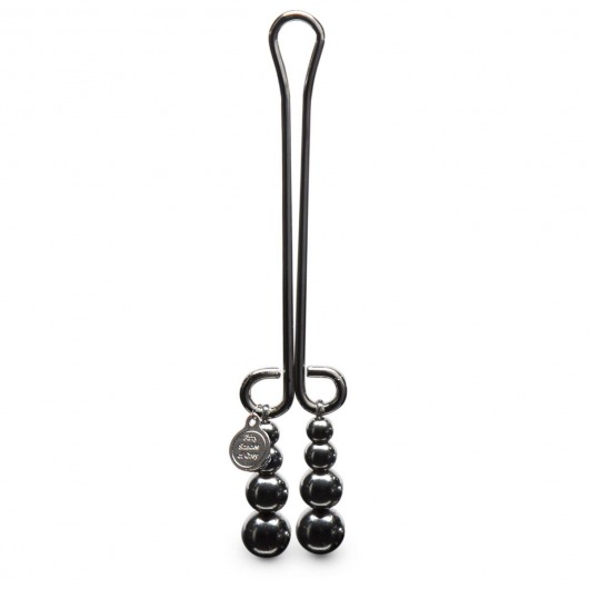 Зажим для клитора с бусинами Just Sensation Beaded Clitoral Clamp - Fifty Shades of Grey - купить с доставкой в Новокуйбышевске