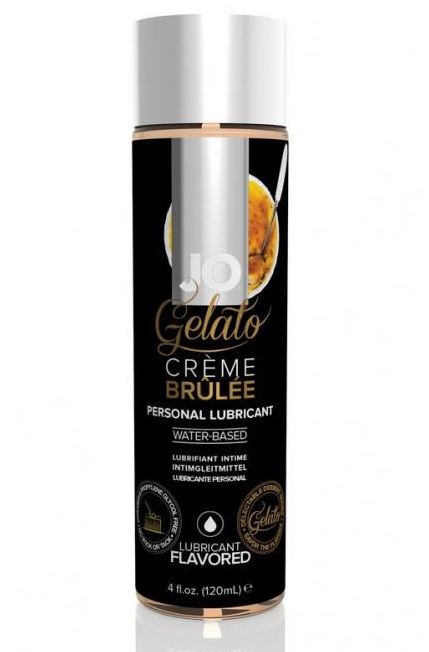 Лубрикант с ароматом крем-брюле JO GELATO CREME BRULEE - 120 мл. - System JO - купить с доставкой в Новокуйбышевске
