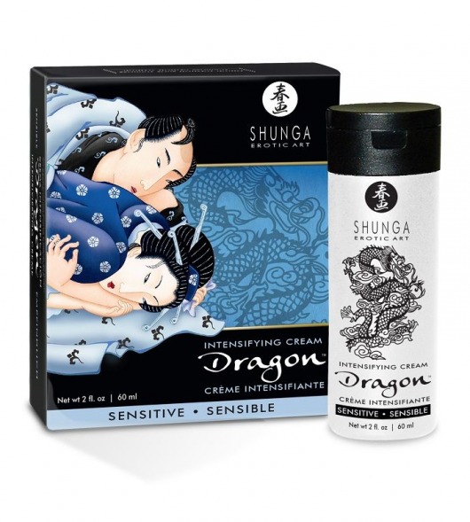 Интимный мужской крем SHUNGA DRAGON SENSITIVE - 60 мл. - Shunga - купить с доставкой в Новокуйбышевске