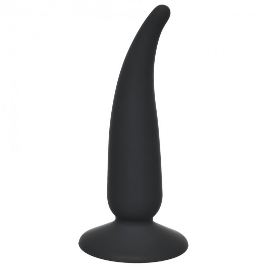 Чёрная анальная пробка P-spot Teazer Black - 12,2 см. - Lola Games - в Новокуйбышевске купить с доставкой