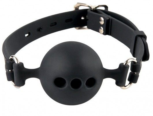 Силиконовый кляп-шар с отверстиями для дыхания Silicone Breathable Ball Gag Small - Pipedream - купить с доставкой в Новокуйбышевске