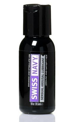 Возбуждающий гель-лубрикант на водной основе Sensual Arousal Lubricant  - 29,5 мл. - Swiss navy - купить с доставкой в Новокуйбышевске