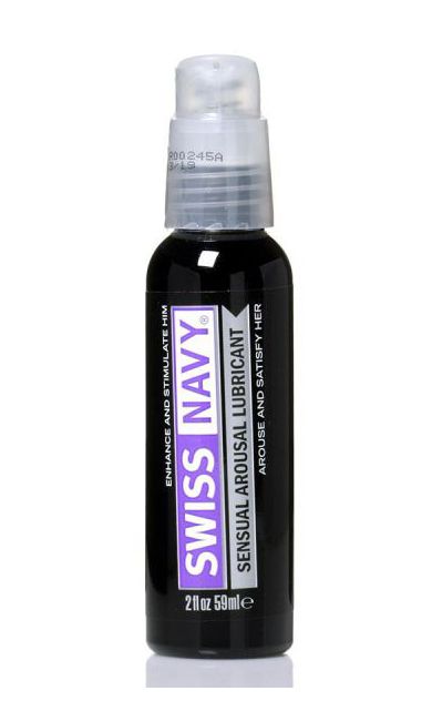 Возбуждающий гель-лубрикант на водной основе Sensual Arousal Lubricant - 59 мл. - Swiss navy - купить с доставкой в Новокуйбышевске