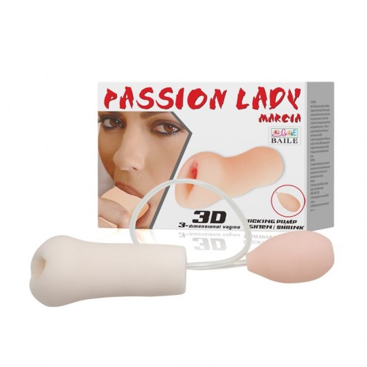 Мастурбатор Passion Lady Marcia с грушей для имитации посасывания - Baile - в Новокуйбышевске купить с доставкой
