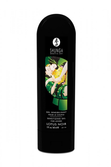 Интимный гель для пар, усиливающий наслаждение, Lotus Noir - 60 мл. - Shunga - купить с доставкой в Новокуйбышевске