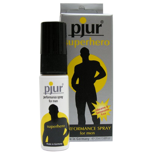 Пролонгирующий мужской спрей pjur SUPERHERO spray - 20 мл. - Pjur - купить с доставкой в Новокуйбышевске