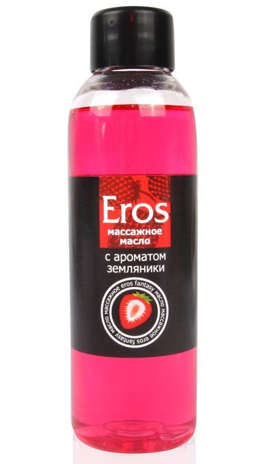 Массажное масло Eros fantasy с ароматом земляники - 75 мл. - Биоритм - купить с доставкой в Новокуйбышевске