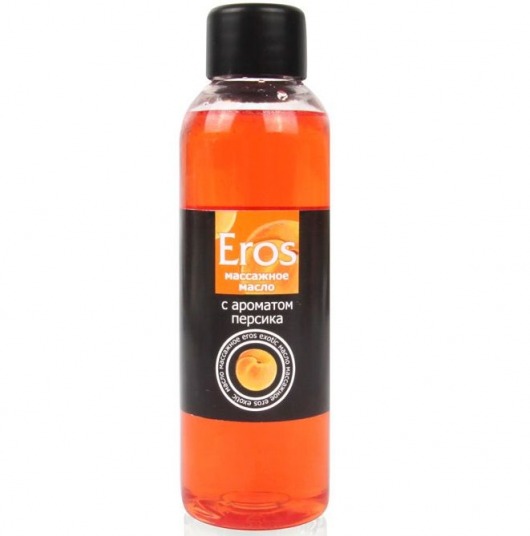 Массажное масло Eros exotic с ароматом персика - 75 мл. - Биоритм - купить с доставкой в Новокуйбышевске