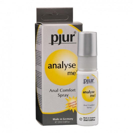 Обезболивающий анальный спрей pjur ANALYSE ME - 20 мл. - Pjur - купить с доставкой в Новокуйбышевске
