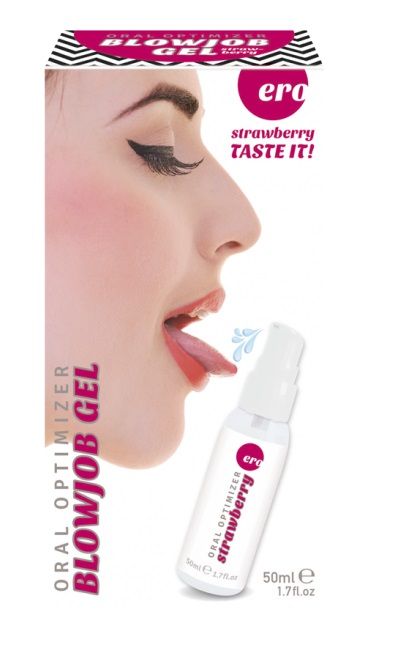 Увлажняющий гель для орального секса с ароматом клубники - 50 мл. - Ero - купить с доставкой в Новокуйбышевске