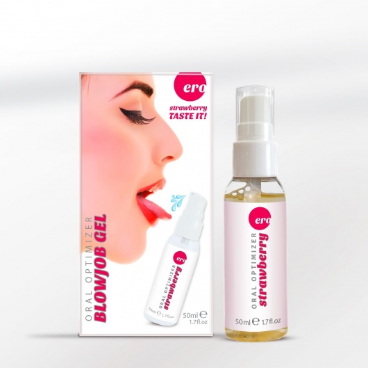 Увлажняющий гель для орального секса с ароматом клубники - 50 мл. - Ero - купить с доставкой в Новокуйбышевске
