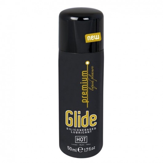 Интимный гель на силиконовой основе Premium Glide - 50 мл. - HOT - купить с доставкой в Новокуйбышевске