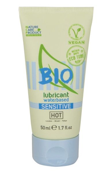 Органический лубрикант для чувствительной кожи Bio Sensitive - 50 мл. - HOT - купить с доставкой в Новокуйбышевске
