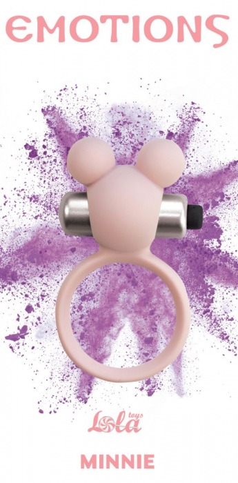 Розовое эрекционное виброколечко Emotions Minnie Light pink - Lola Games - в Новокуйбышевске купить с доставкой