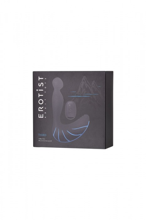 Чёрно-синий массажер простаты Erotist Third - Erotist Adult Toys - в Новокуйбышевске купить с доставкой