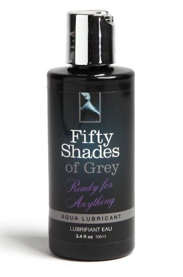 Лубрикант на водной основе Ready for Anything Aqua Lubricant - 100 мл. - Fifty Shades of Grey - купить с доставкой в Новокуйбышевске