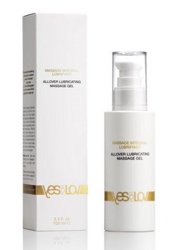 Массажный гель-смазка на силиконовой основе Allover Massage Gel - 100 мл. - YESforLOV - купить с доставкой в Новокуйбышевске