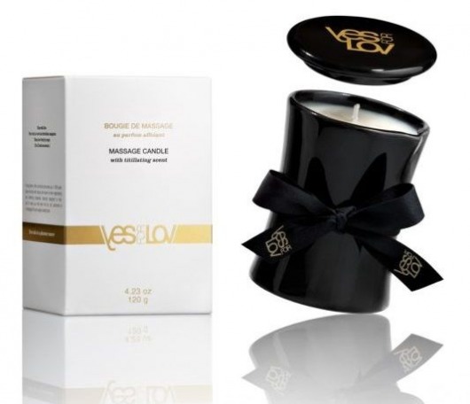 Массажная свеча Titillating Massage Candle - 120 мл. - YESforLOV - купить с доставкой в Новокуйбышевске
