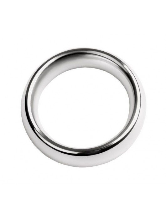 Металлическое эрекционное кольцо размера M - ToyFa - в Новокуйбышевске купить с доставкой