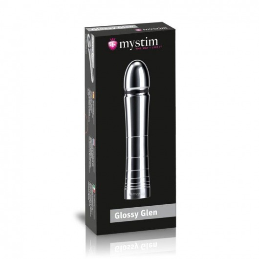 Фаллоимитатор для электростимуляции Glossy Glen Dildo - 14 см. - MyStim - купить с доставкой в Новокуйбышевске