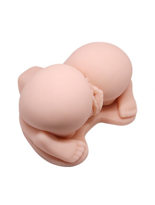 Реалистичная попка с 2 любовными тоннелями и вибрацией - Baile - в Новокуйбышевске купить с доставкой