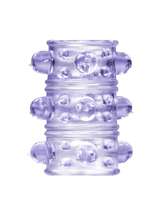 Фиолетовая насадка на пенис Rings Armour - Lola Games - в Новокуйбышевске купить с доставкой