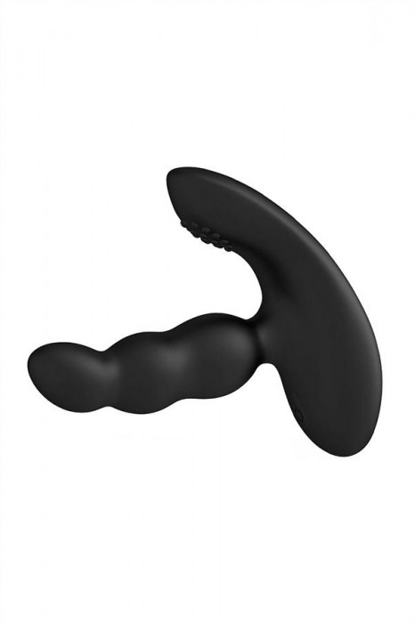 Черный силиконовый стимулятор простаты Levett Nitoc с пультом ДУ - Levett - в Новокуйбышевске купить с доставкой