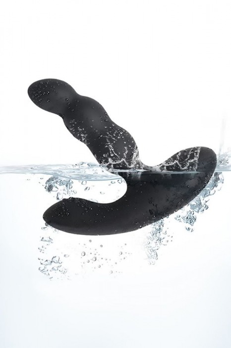 Черный силиконовый стимулятор простаты Levett Nitoc с пультом ДУ - Levett - в Новокуйбышевске купить с доставкой