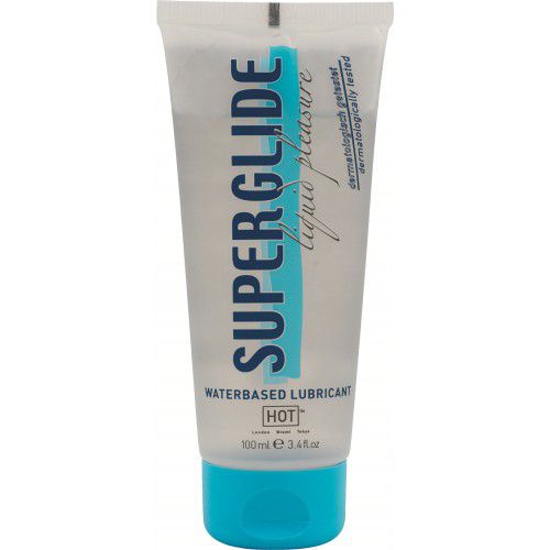 Интимная смазка на водной основе Superglide - 100 мл. - HOT - купить с доставкой в Новокуйбышевске