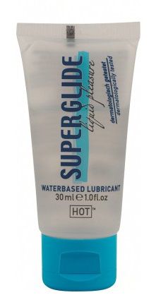 Гель-смазка на водной основе для чувствительной кожи Superglide - 30 мл. - HOT - купить с доставкой в Новокуйбышевске