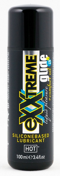 Анальная смазка на силиконовой основе Exxtreme Glide - 100 мл. - HOT - купить с доставкой в Новокуйбышевске