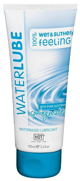 Лубрикант на основе чистой родниковой воды WaterLube - 100 мл. - HOT - купить с доставкой в Новокуйбышевске