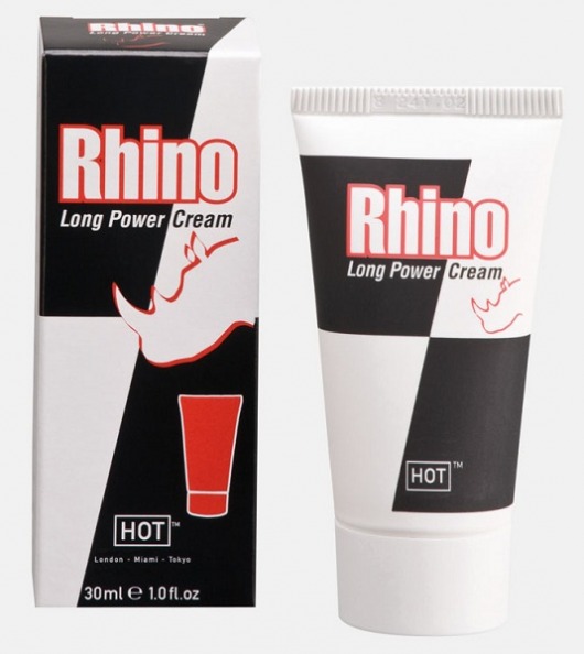 Крем-пролонгатор для мужчин Rhino - 30 мл. - HOT - купить с доставкой в Новокуйбышевске