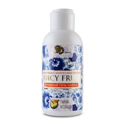Интимный гель на водной основе JUICY FRUIT с ароматом пина колада - 100 мл. - БиоМед - купить с доставкой в Новокуйбышевске
