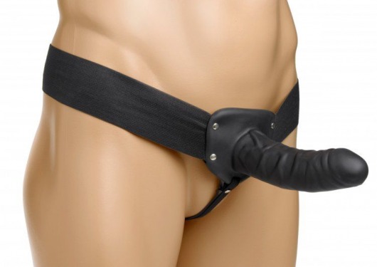 Полый страпон Erection Assist - 15,2 см. - XR Brands - купить с доставкой в Новокуйбышевске
