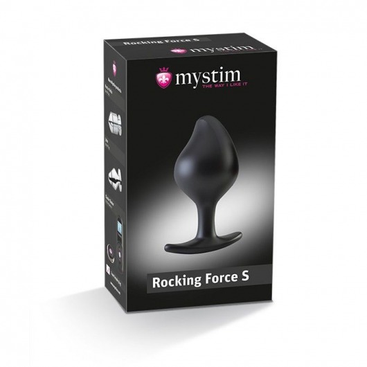 Анальная пробка Rocking Force S для электростимуляции - 9,5 см. - MyStim - купить с доставкой в Новокуйбышевске