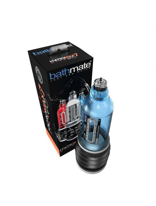 Синяя гидропомпа HydroMAX7 Wide Boy - Bathmate - в Новокуйбышевске купить с доставкой