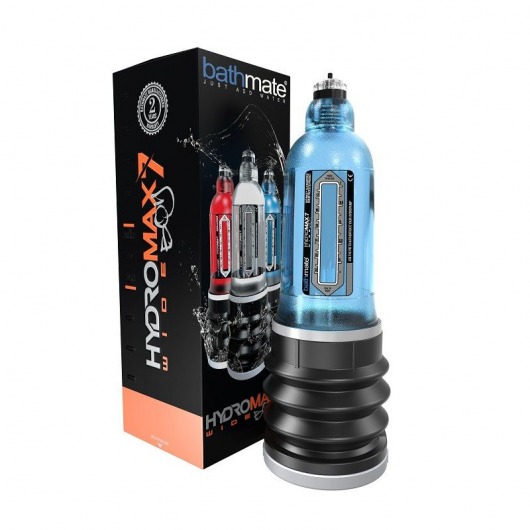 Синяя гидропомпа HydroMAX7 Wide Boy - Bathmate - в Новокуйбышевске купить с доставкой
