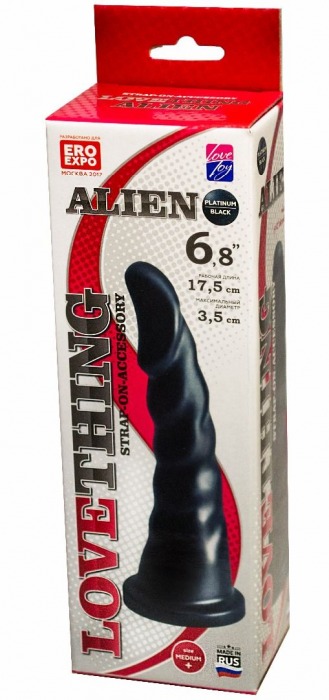 Насадка для трусиков харнесс Alien - 17,5 см. - LOVETOY (А-Полимер) - купить с доставкой в Новокуйбышевске