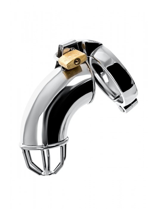 Серебристый мужской пояс верности TOYFA Metal - ToyFa - купить с доставкой в Новокуйбышевске